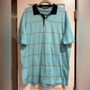 Tonino Lamborghini Striped Polo Golf Shirt Mens XXL